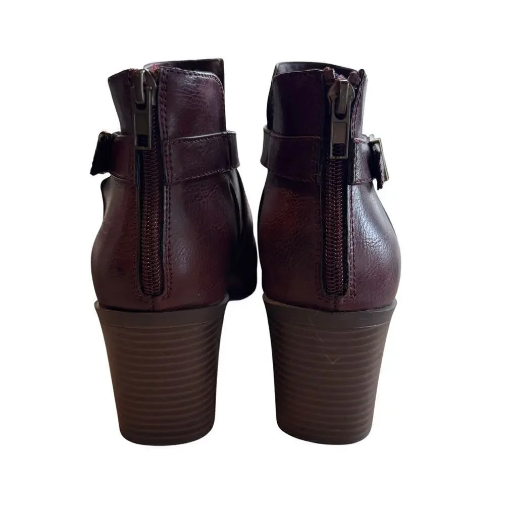 Frye And Co Pembrooke Redwood Womens 9 Boots Brown Ankle Booties Shoes